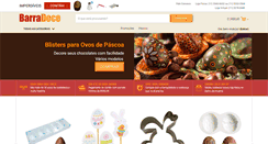 Desktop Screenshot of barradoce.com.br